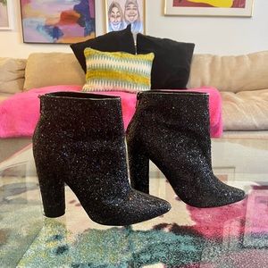 Glitter Ankle Booties
